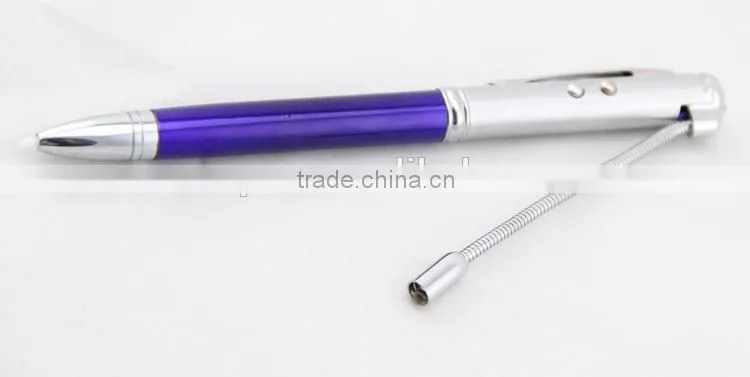 2014 high quality promotional Led ball pen
