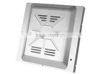 Metal grating parts and heat dissipation housing parts