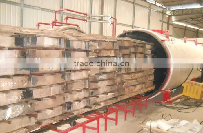 High tech hf vacuum drying equipment for drying plank/lumber/merbau