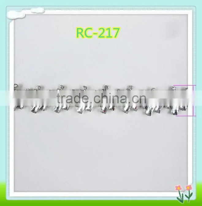 2015 Fashion new crystal sew on trim