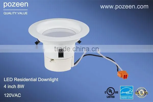 Hot sale 6 inch led down light led recessed downlight led residential 15w ul energy star