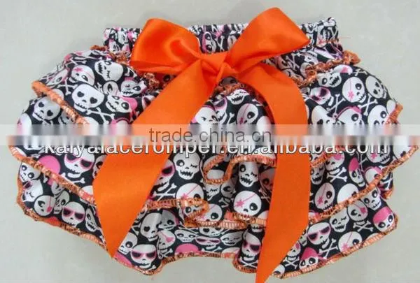 Fashion Design cute multicolor chevron print satin bloomer for kids