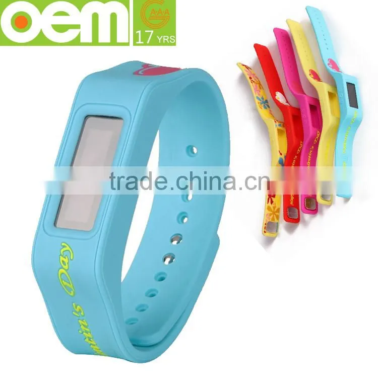 latest digital silicone bracelet watch