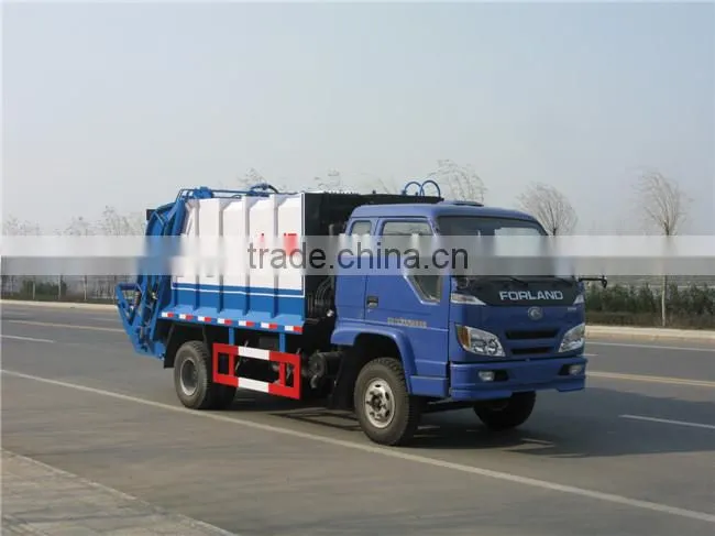 Foton 4*2 garbage compactor truck for sale