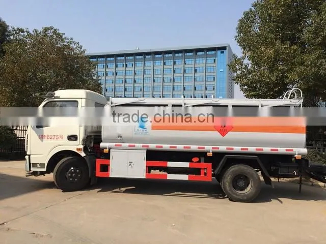2 axles mini petrol tanker for sale 8cbm diesel type fuel tank truck dongfeng used oil trucks