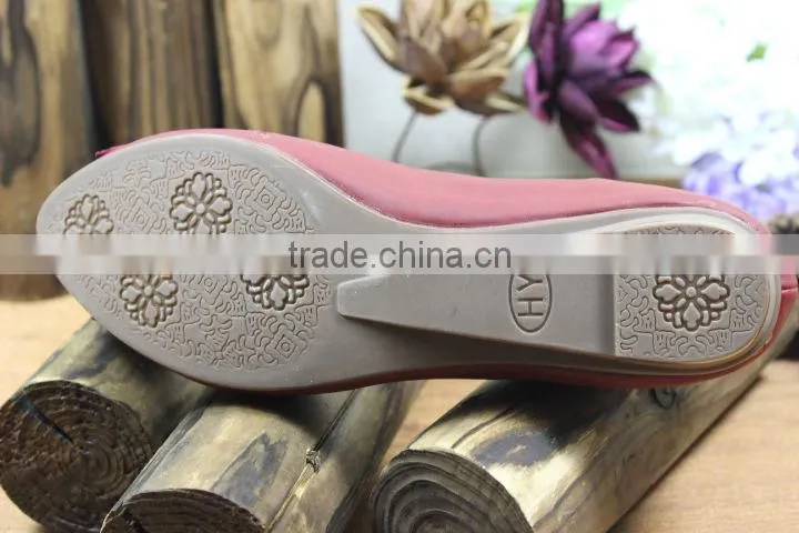 Latest design good quality comfortable dancing women flat shoes