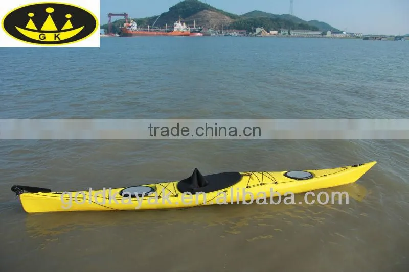 Plastic single sea kayak