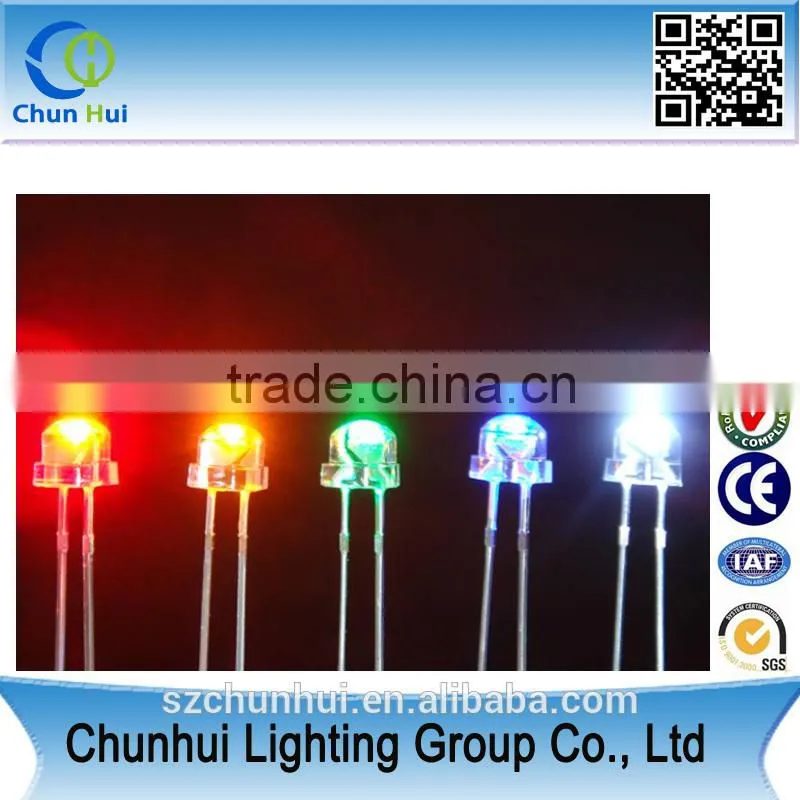 5mm straw hat white 0.5w led diode