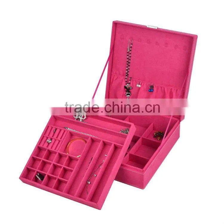 high quality large fabric gift box for jewelry