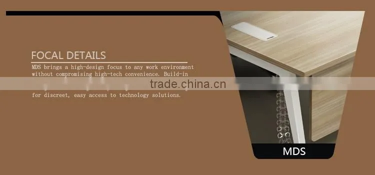 Made in china simple l shaped office desk