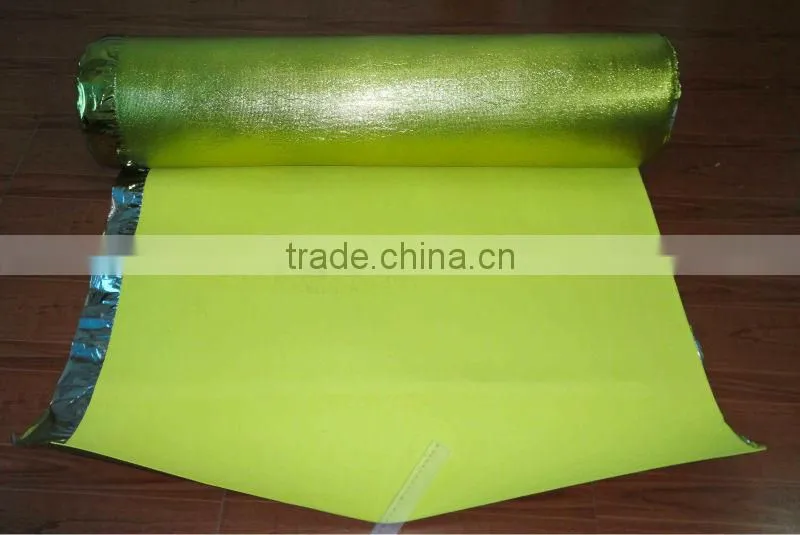 Changzhou Factory Wholesale EVA Underlayment Foam With Silver Foil