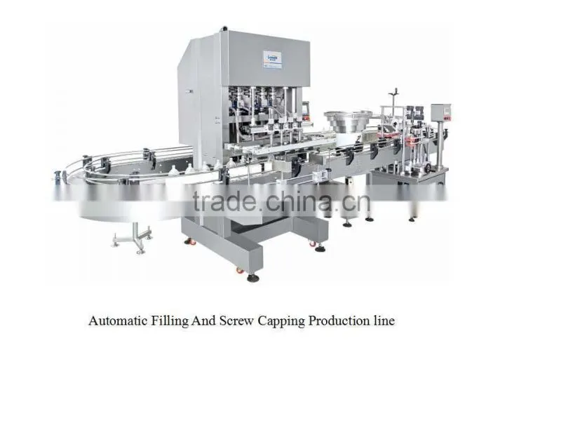 automatic linear liquid filling machine/ servo motor control piston piston filling machine