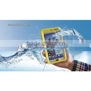 Fully functional 100% Waterproof Case for Mobile Phone with IPX8 Standard