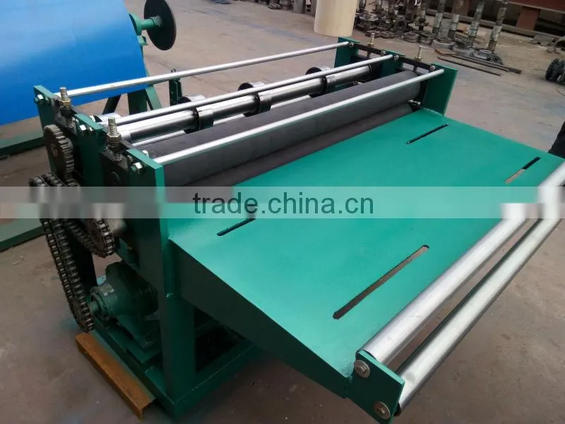 Electric color steel panel slitting machine