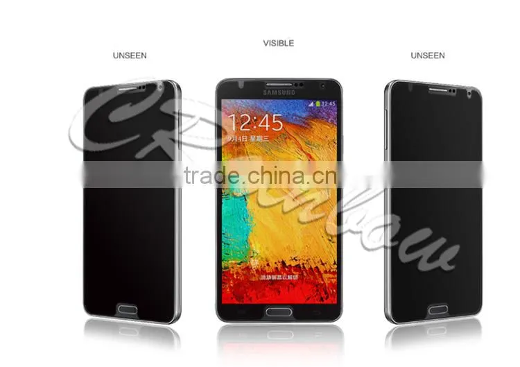 New Product protector glass for samsung galaxy note 3 privacy screen protector