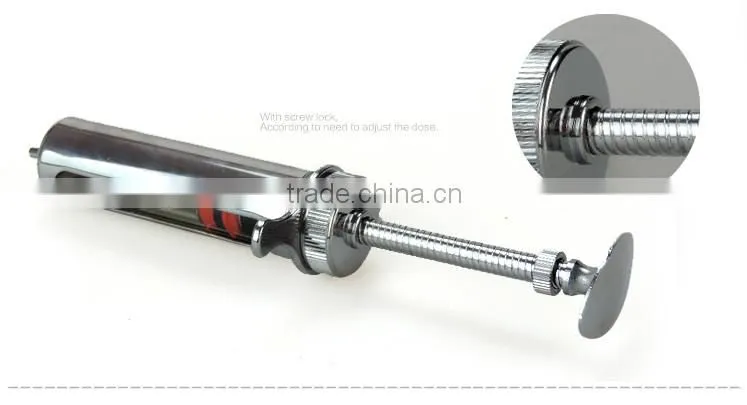 Long service time animal use stainless steel glass tube poultry syringe