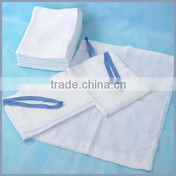 double wrapped x-ray lap sponge