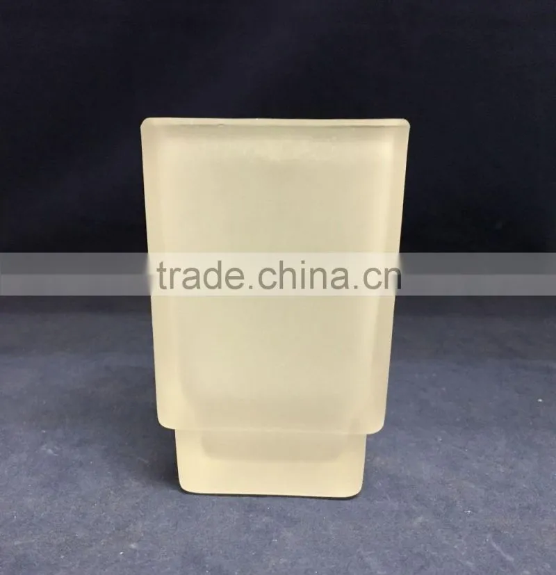 Wall Mounted Frosted Glass Soap Dish Box Wholesale