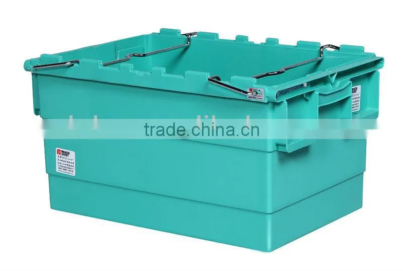 600*400*315mm Heavy Duty Plastic Bin with Bars