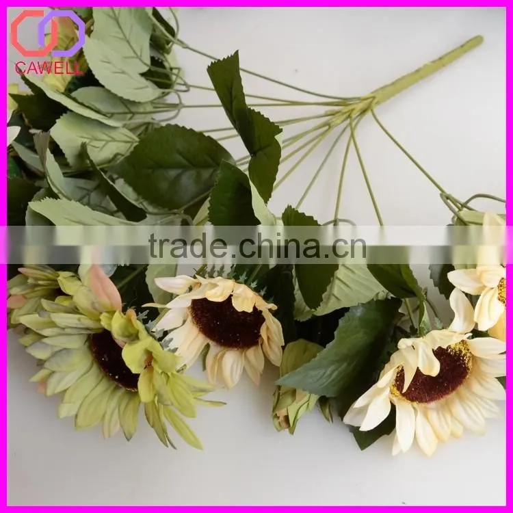 cheaper plastic wholesale silk flowers sunflowers