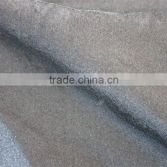 Silk and viscose fabric with high quality satin