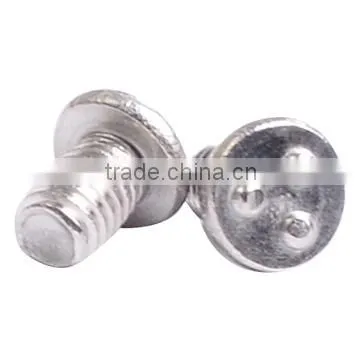 China hardware manufacturer high quality nonstandars stainless steel flat head screw