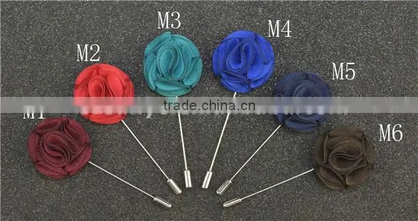 2014 wholesale mens lapel flower pin for mens jacket LAP004