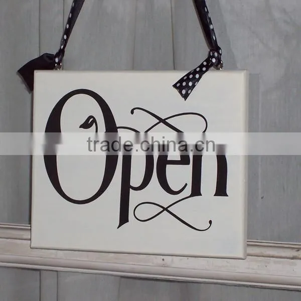 Unique design acrylic open closed door signs