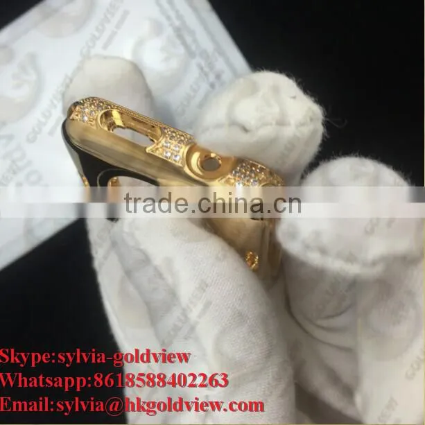 gold plated housing for apple watch ,for apple watch case,for apple watch stand aluminum