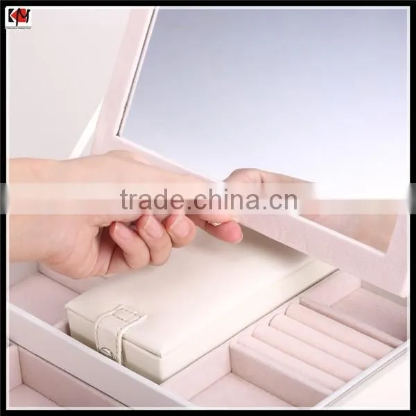 Small Mirrored Jewelry Box Jewelry Box Custom Logo