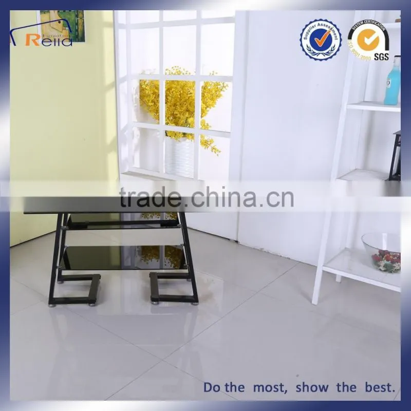 Modern tempered glass TV stand