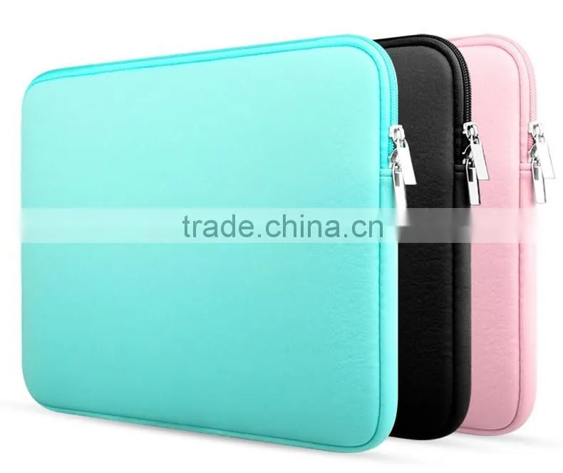 Laptop carrying bag neoprene handbag sleeve bag for macbook pro air retina available for 11''13''15''