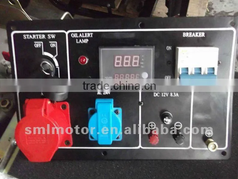 6kva 1800RPM Air-cooled industrial generators Open Type