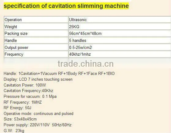 2013-2017 Amazing portable cavitacion equipment ( Promise with our quality, 1-4cm size loss per time!!!)