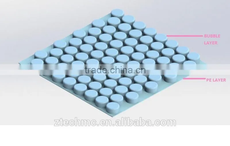 Electricity saving air bubble film machine