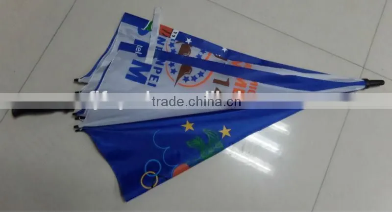 30" manual open double ribs large AD custom print umbrella