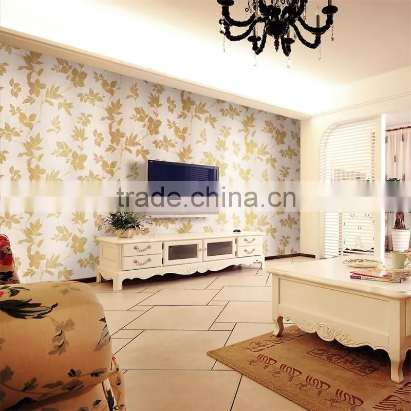 modern cheap foil glitter wallpaper for hotel/ktv/entertainment wallcovering