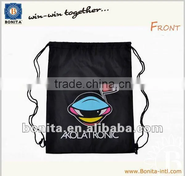 Fashion polyester cheap fabric drawstring shoe bag,dust bags