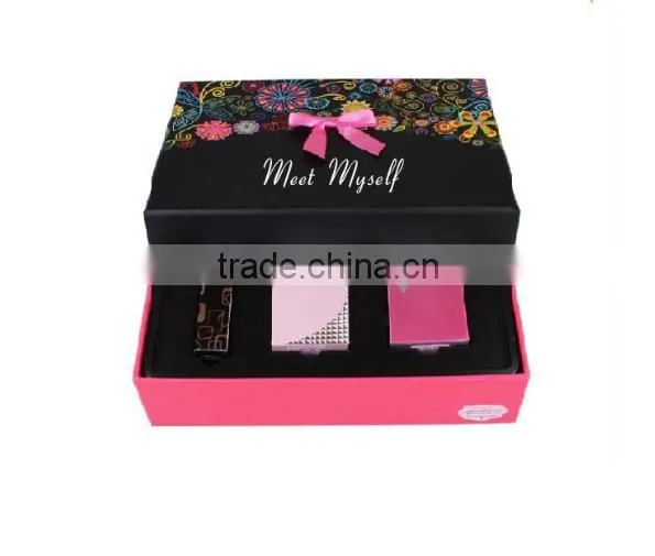 Small product luxury gift box packaging with foam insert, custom paper packaging box