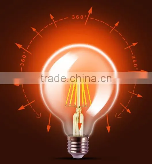Big Globe G125 Edison Style Led Light Bulb 2W/4W/6W/8W led bulb