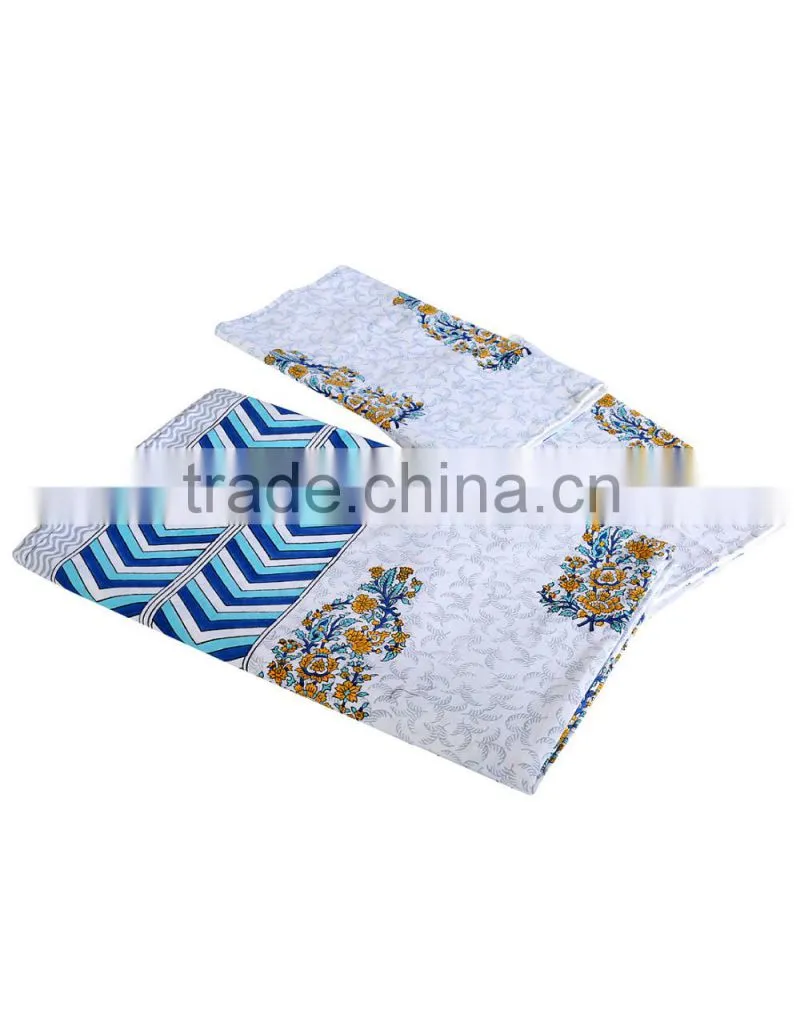Cotton Fabric For Bed Sheet Beautiful flower Printed Bed Sheet Sets