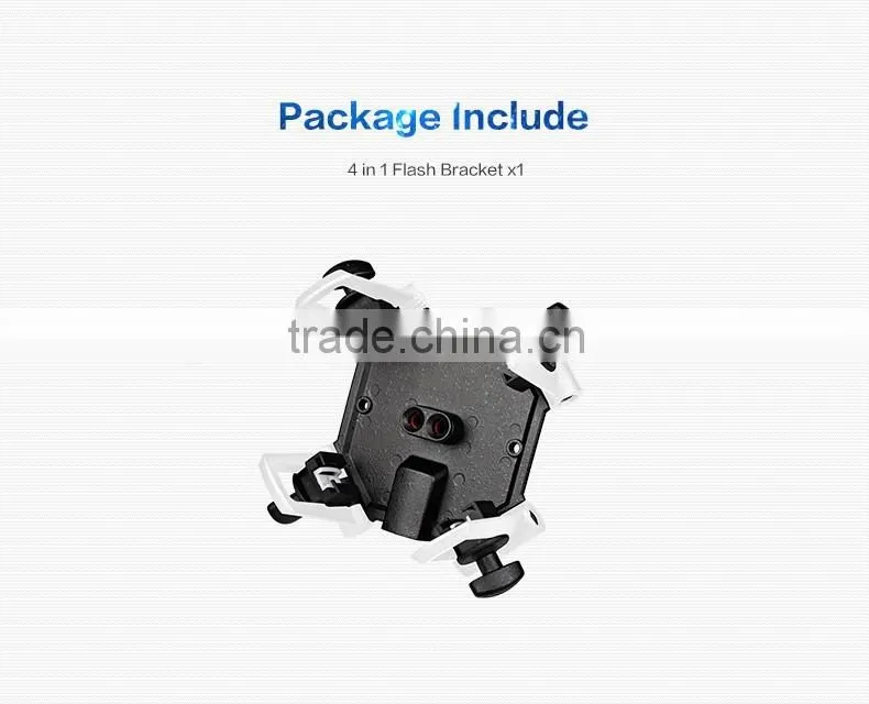 Factory supply 4 in 1 mount adapter speedlite flash umbrella holder light stand bracket