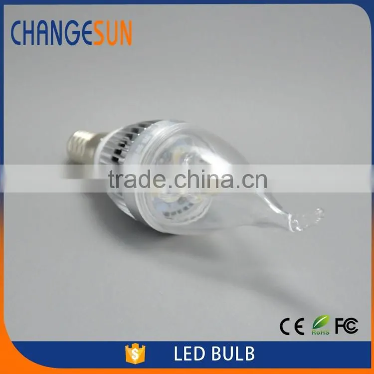 3W high lumen best selling led bulb e14