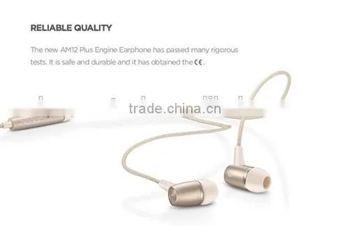 2016 100% Official Original Genuine AM12 Huawei Honor Engine Earphone AM12 with mic 3 Keys Drive-By-Wire 3.5 mm Headphone Jack