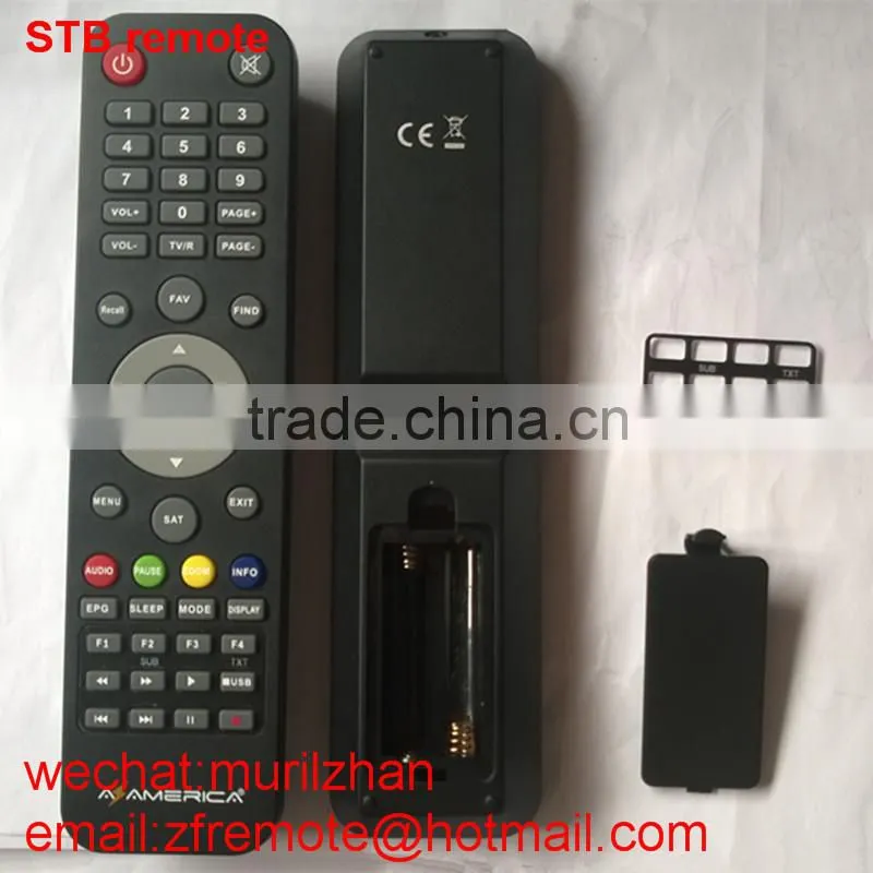 ZF Black 53 Keys set-top box Remote Contorl for Freei Petra HD Satellite Receiver