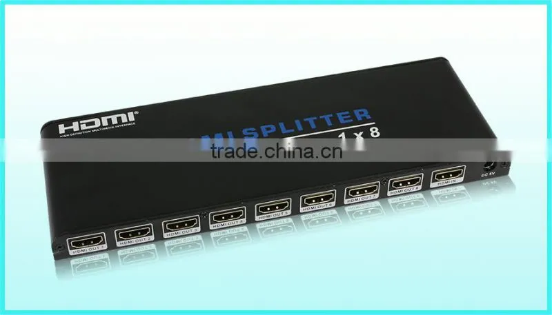Ultra HDMI Splitter 8 way, high speed 4K*2k, professional