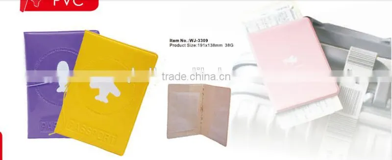 PVC Passport Holder,/Passport Cover with printing