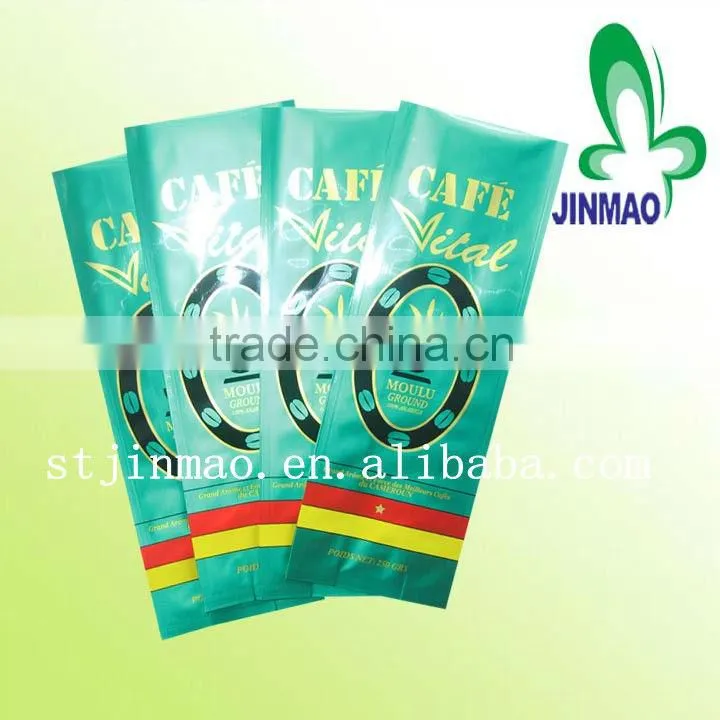 Quad Seal Bags for Coffee Packing