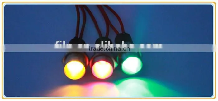 12mm panel mounting hole LED elevator indicator with wire leading