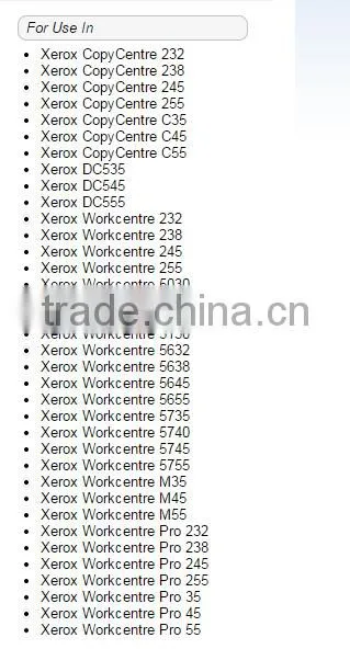 Japan toner for Xerox 5050/5135/5150/5638/5645/5655 Toner Cartridge